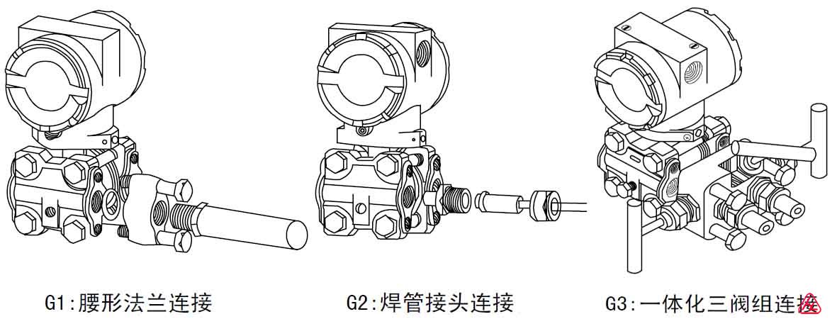 电容式压力变送器连接方式